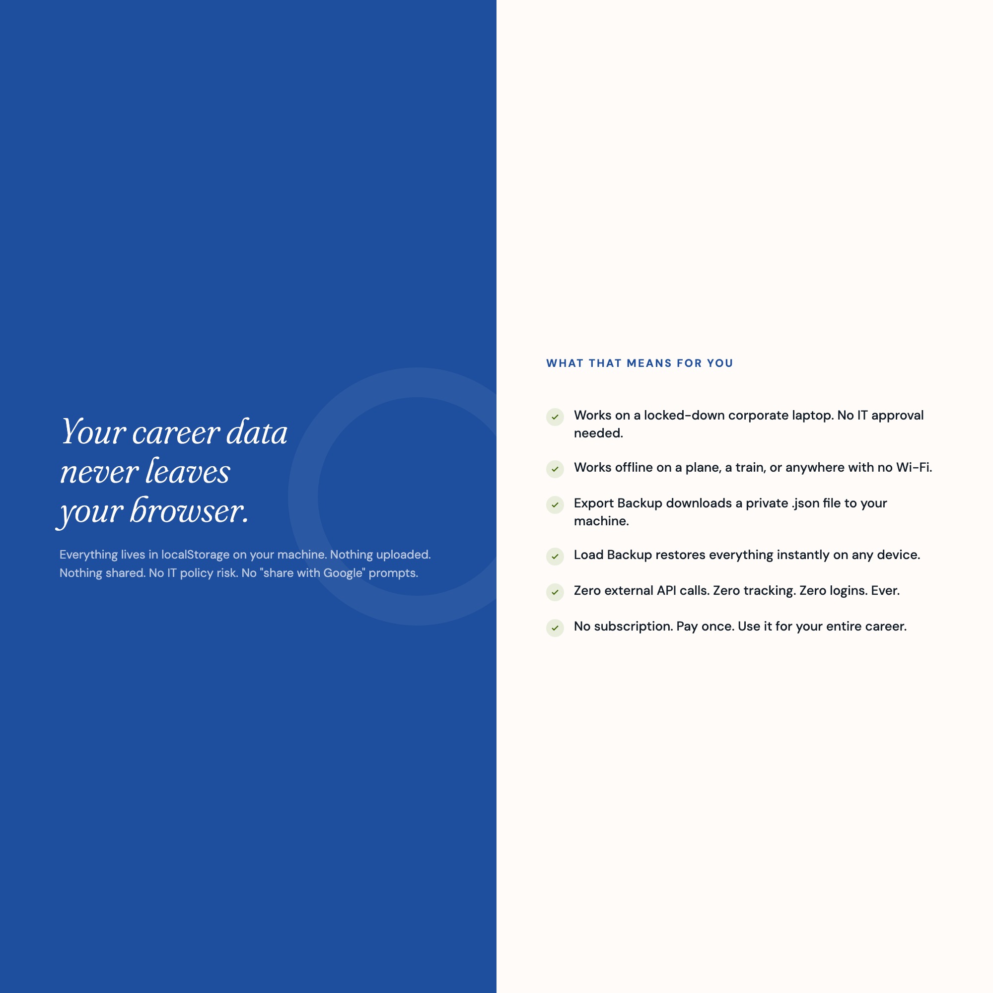 Career Growth Dashboard, Interactive Promotion OS: Achievement Log, Skills Map, Promotion Brief Generator, Annual Review Tracker — image 6