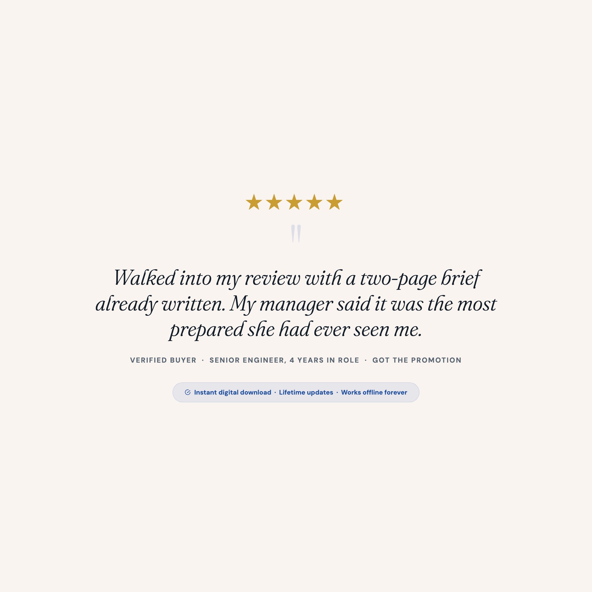 Career Growth Dashboard, Interactive Promotion OS: Achievement Log, Skills Map, Promotion Brief Generator, Annual Review Tracker — image 9