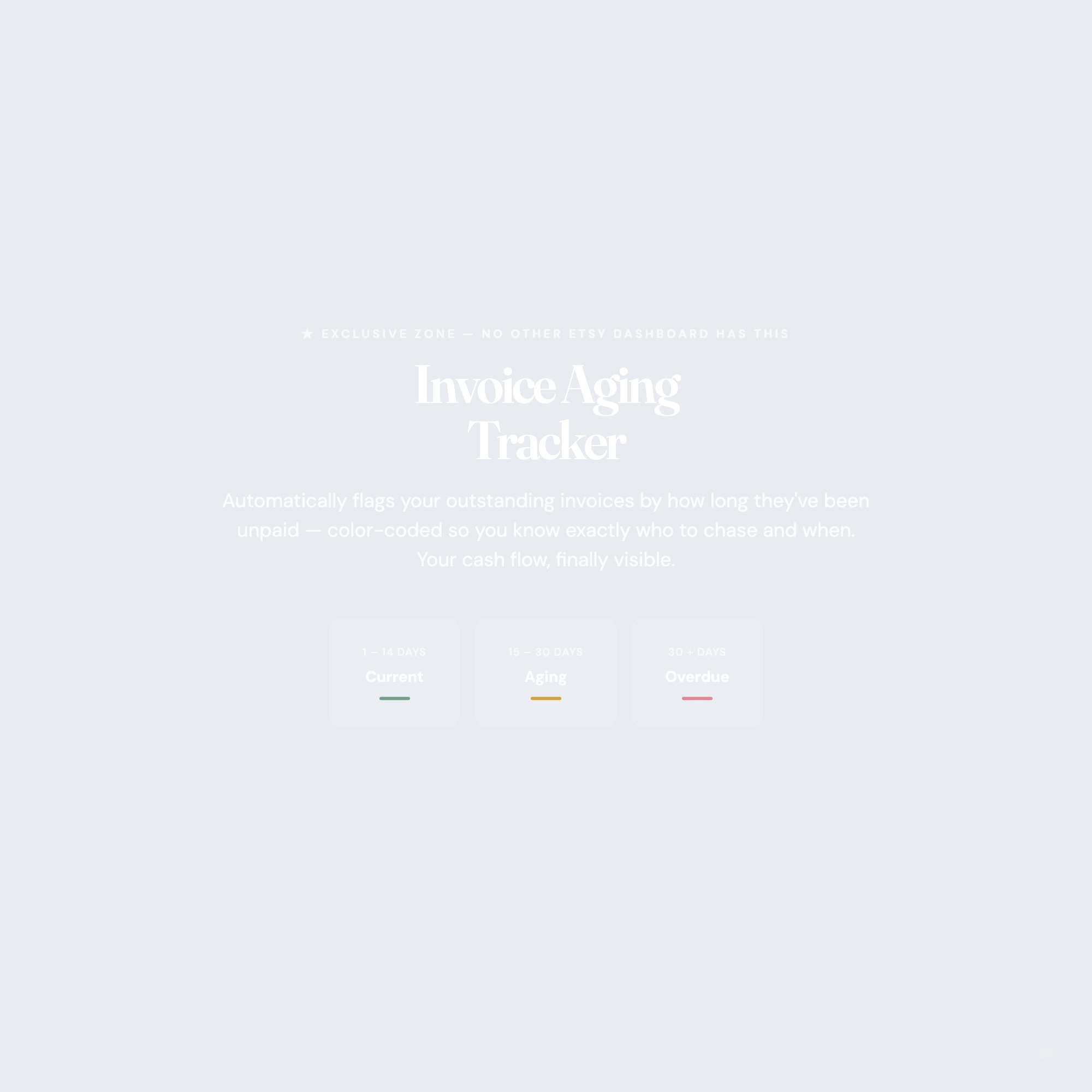 Interactive Freelancer Dashboard | Client & Project Command Center | Invoice Tracker | Digital Download — image 4