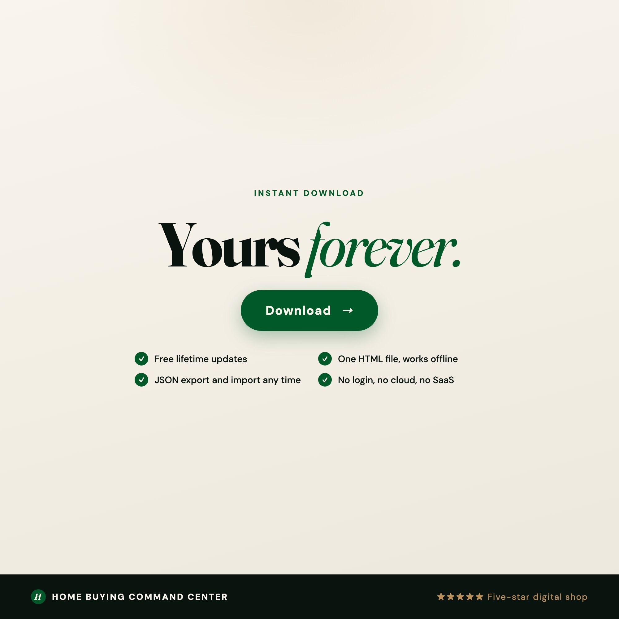 Home buying command center instant download 29 dollars first time buyer interactive dashboard