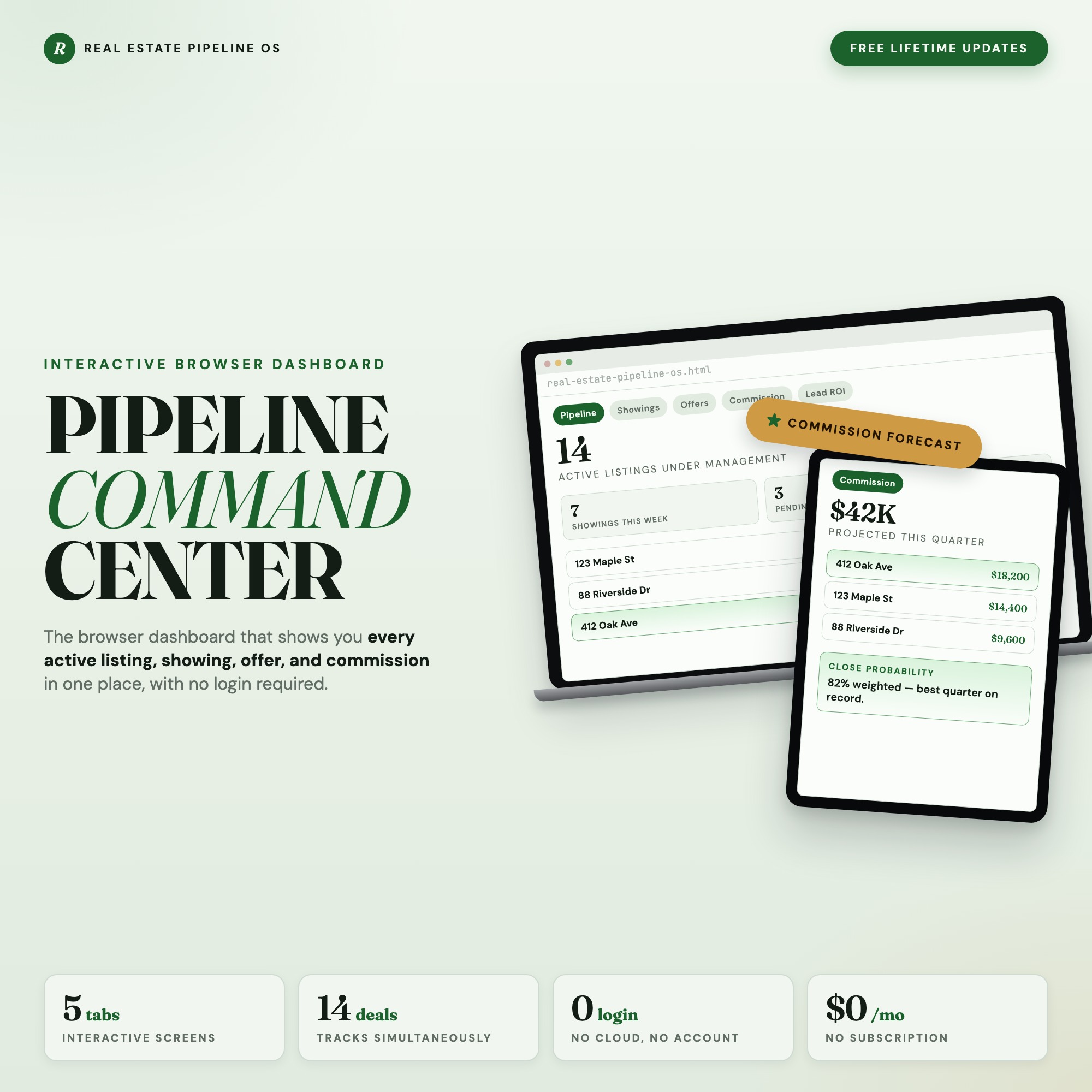 Real Estate Agent Pipeline OS: Interactive Dashboard | Li…